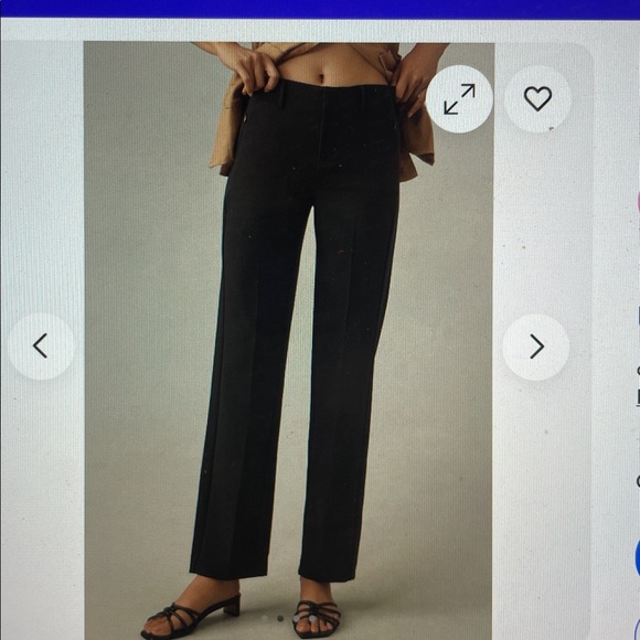 Anthropologie Pants - Anthropologie Maeve midnight trouser pant sz 2